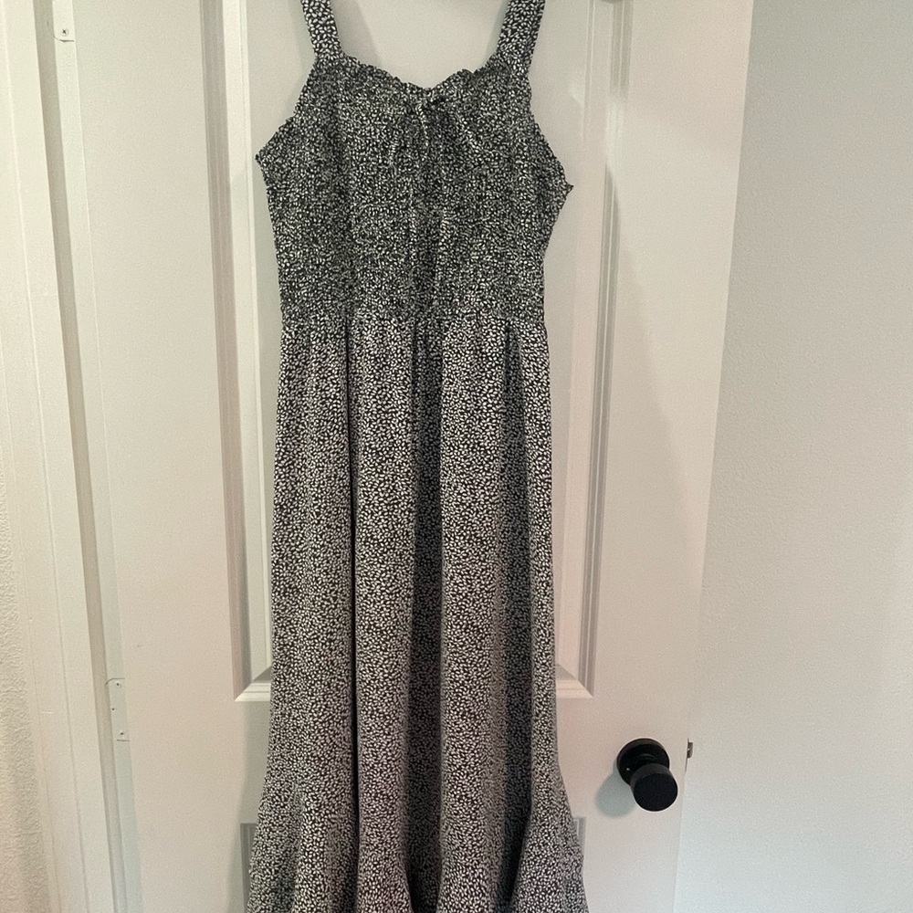 Grace Karin green floral dress